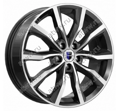Диски литой K&K Портер 7,5x18 5*112 Et:35 Dia:66,6 алмаз чёрный Екатеринбург