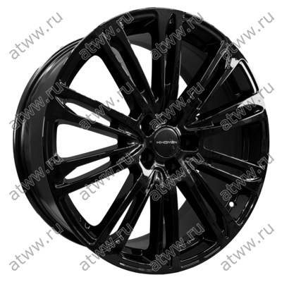 Диски литой Khomen KHW2017 8x20 5*120 Et:30 Dia:66,1 Black Екатеринбург