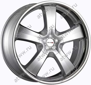 Диски литой MAK G-FIVE 9x20 6*139,7 Et:40 Dia:67,1 Hyper Silver Steel Lip Екатеринбург