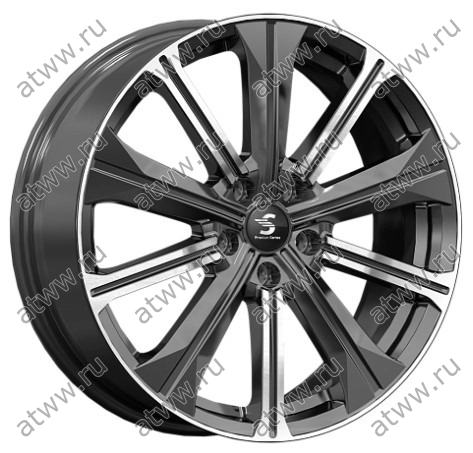 Диски литой Premium Series КР013 7x19 5*108 Et:45 Dia:60,1 Diamond Black Gris Екатеринбург