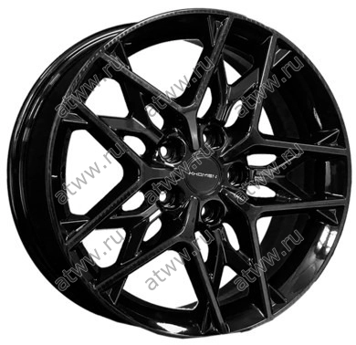 Диски литой Khomen 1709 7x17 5*114,3 Et:43,5 Dia:67,1 Black Екатеринбург