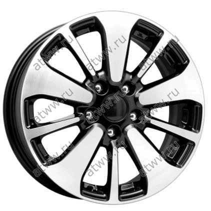 Диски литой K&K КС688 (ZV 16_Peugeot 4008) 6,5x16 5*114,3 Et:38 Dia:67,1 алмаз черный Екатеринбург