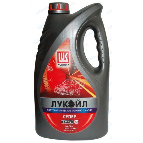 М/м Лукойл Супер 5W40 SG/CD (п/синт.) 4л код 3471800