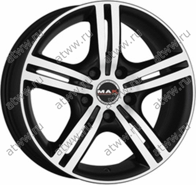 Диски литой MAK VELOCITY 7,5x17 5*108 Et:45 Dia:72,3 Ice Black Екатеринбург