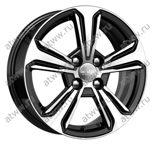 Диски литой K&K КС 777 6x15 4*100 Et:46 Dia:54,1 алмаз черный Екатеринбург