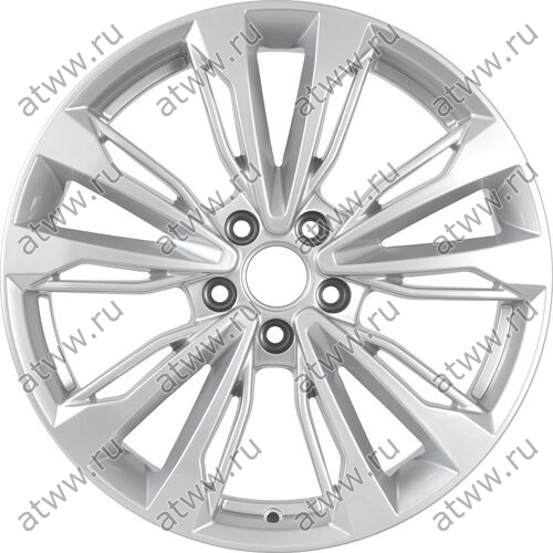 Диски литой KDW KD1830 7x18 5*108 Et:38 Dia:60,1 Black_Front_Polished Екатеринбург