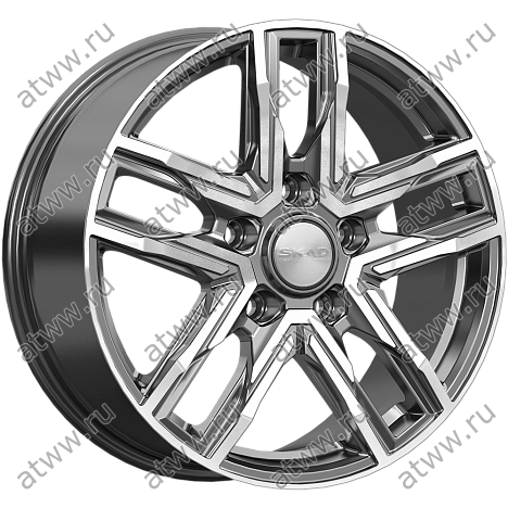 Диски литой Скад Техас 8,5x20 5*150 Et:55 Dia:110,1 Алмаз графит Екатеринбург