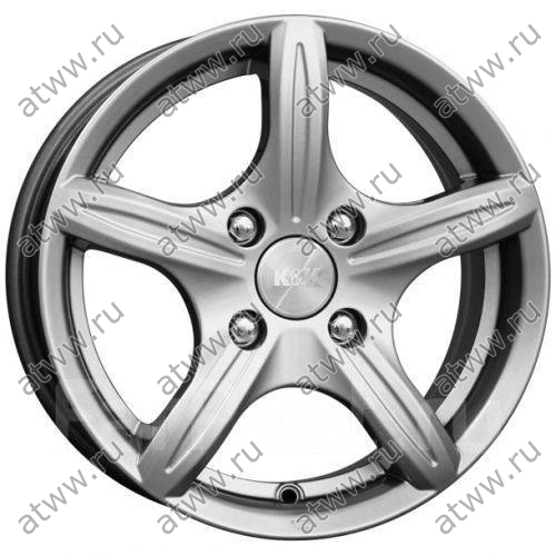 Диски литой K&K Мирель 6x14 4*98 Et:25 Dia:67,1 сильвер Екатеринбург