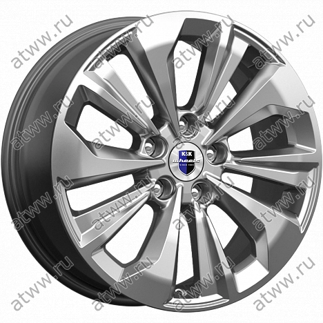 Диски литой K&K Авиор 7x17 5*110 Et:40 Dia:65,1 дарк платинум Екатеринбург