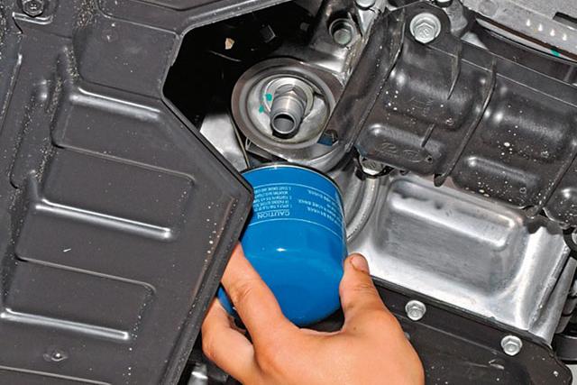 Замена масляного фильтра