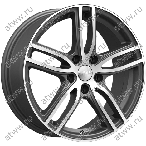 Диски литой Скад Брайтон 7x17 5*114,3 Et:50 Dia:67,1 алмаз бархат Екатеринбург