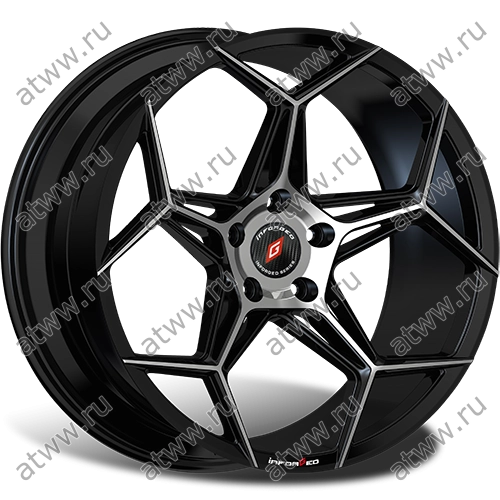 Диски литой Inforged IFG40 9,5x19 5*112 Et:42 Dia:66,6 Black Machined Екатеринбург