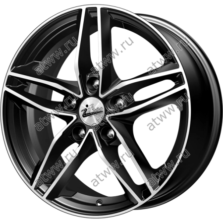 Диски литой iFree Moskva 6,5x16 5*100 Et:40 Dia:67,1 Блэк Джек Екатеринбург
