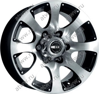 Диски литой K&K Дакар-2 7,5x16 6*139,7 Et:15 Dia:108,1 алмаз черный Екатеринбург