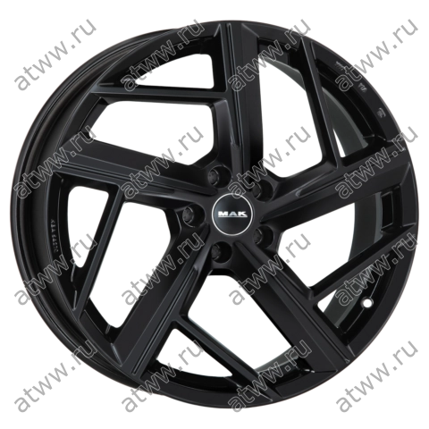 Диски литой MAK Qvattro 8,5x19 5*112 Et:38 Dia:66,45 Gloss Black Екатеринбург