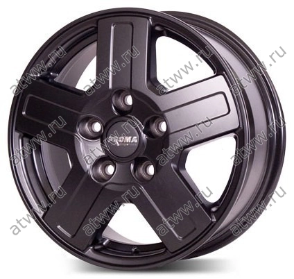 Диски литой Прома TY99 Bus 6,5x16 5*118 Et:68 Dia:71,1 Черный матовый Екатеринбург