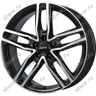 Диски литой ALUTEC Ikenu 8x19 5*112 Et:20 Dia:66,6 Diamond Black Front Polished Екатеринбург