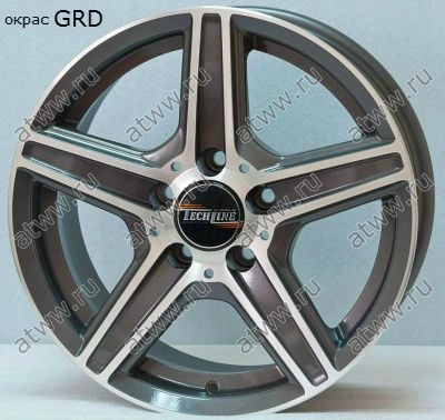 Диски литой Tech Line 708 7,5x17 5*112 Et:42 Dia:66,6 GRD Екатеринбург