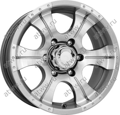 Диски литой K&K Байконур 7x15 5*139,7 Et:20 Dia:108,6 АЛМАЗ СИЛЬВЕР Екатеринбург