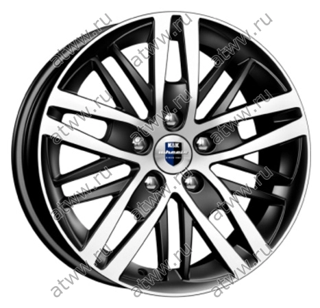 Диски литой K&K Fencer (КС730) 7x16 5*114,3 Et:40 Dia:66,1 алмаз черный Екатеринбург