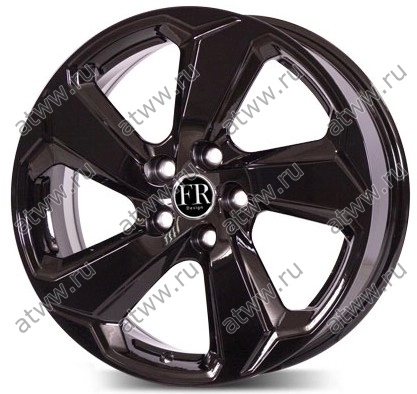 Диски литой Replica FR TY493 7x18 5*114,3 Et:35 Dia:60,1 Black Екатеринбург
