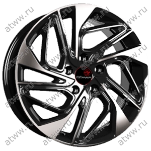 Диски литой RepliKey RAV4 A4 (R206) 7x17 5*114,3 Et:39 Dia:60,1 BK/FP Екатеринбург