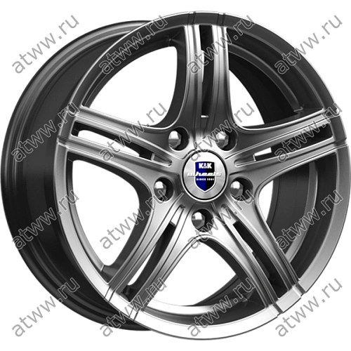 Диски литой K&K Омаха 5,5x14 4*98 Et:35 Dia:58,6 дарк платинум Екатеринбург