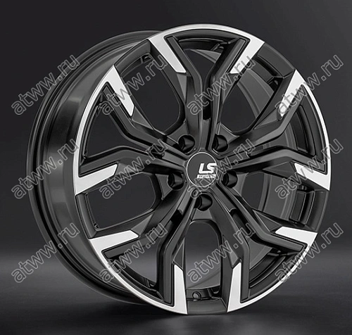 Диски литой LS wheels FlowForming RC92 7,5x18 5*108 Et:45 Dia:65,1 BKSF Екатеринбург