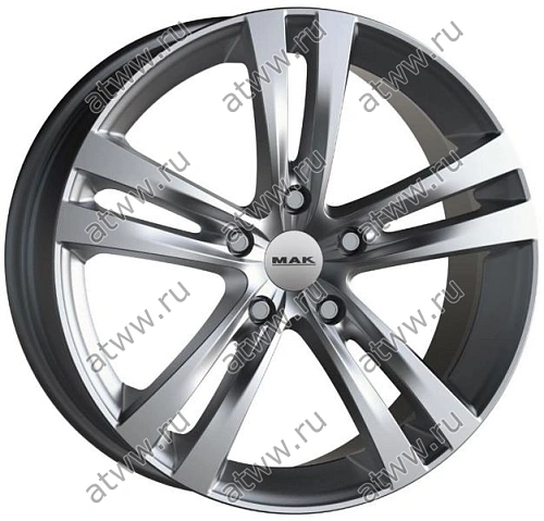 Диски литой MAK Zenith 7x16 5*120 Et:31 Dia:72,6 Light Titan Екатеринбург