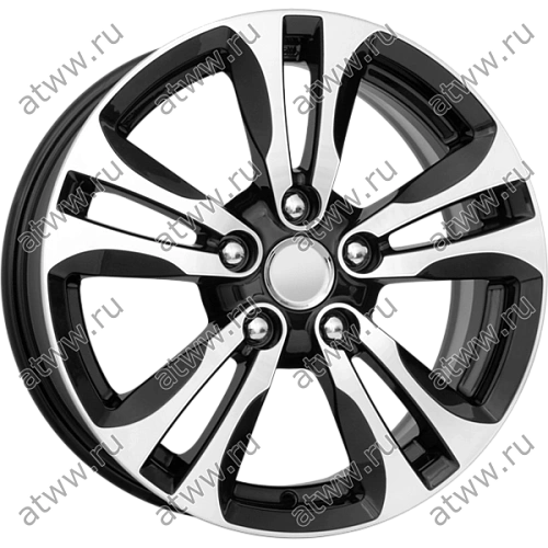 Диски литой K&K Kia КС634 6,5x16 5*114,3 Et:50 Dia:67,1 алмаз черный Екатеринбург
