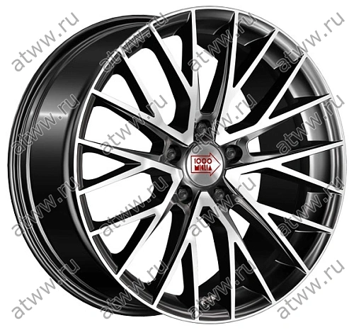Диски литой 1000 Miglia MM1009 8x17 5*114,3 Et:40 Dia:67,1 Dark Anthracite Polished Екатеринбург