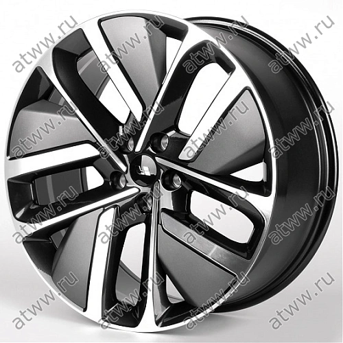 Диски литой IWheel IVF-3164 9x21 5*120 Et:45,5 Dia:62,5 Чёрный Глянцевый + Полированные Спицы Екатеринбург