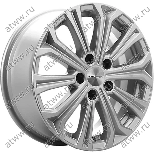Диски литой Khomen 1610 6,5x16 5*114,3 Et:43 Dia:67,1 F-SILVER-FP Екатеринбург