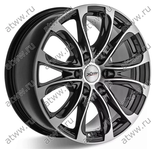 Диски литой X'trike X-134 8x18 6*139,7 Et:25 Dia:106,1 BK/FP Екатеринбург
