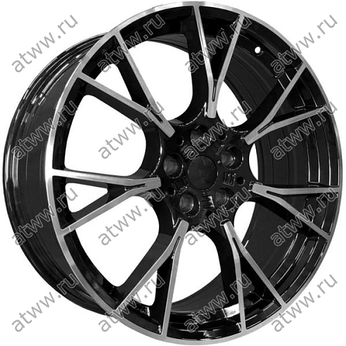 Диски литой PDW 5407 9,5x19 5*112 Et:33 Dia:66,6 Gloss Black Machine Face Екатеринбург