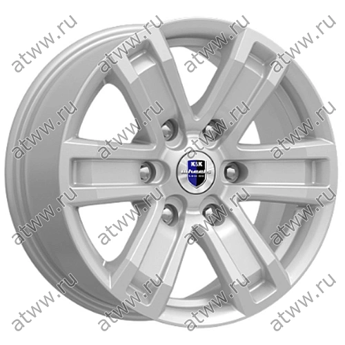 Диски литой K&K R7-Рольф 7,5x17 6*139,7 Et:43 Dia:108,1 Сильвер Екатеринбург