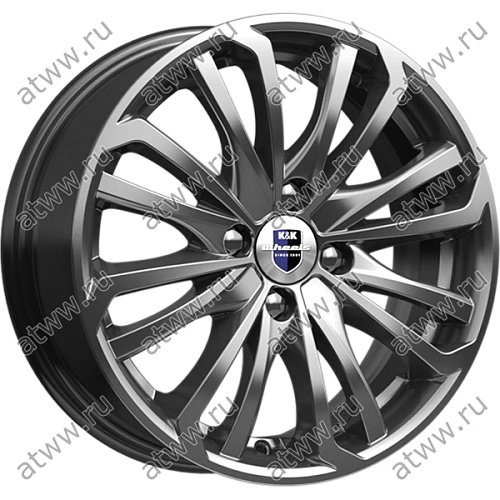 Диски литой K&K Рим 6x15 4*100 Et:40 Dia:60,1 Дарк платинум Екатеринбург