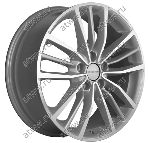 Диски литой Khomen KHW1812 7x18 5*114,3 Et:45 Dia:60,1 F-Silver-FP Екатеринбург