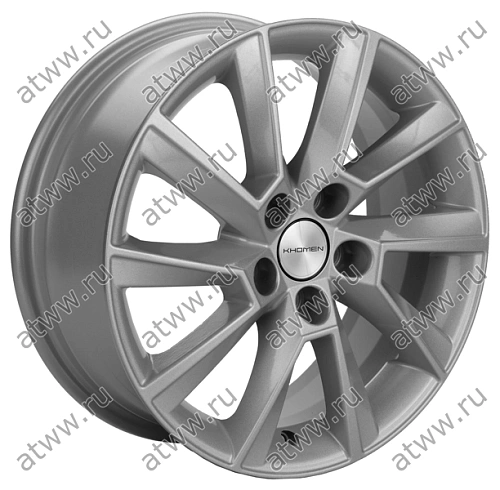 Диски литой Khomen 1604 6x16 5*100 Et:45 Dia:54,1 F-Silver Екатеринбург