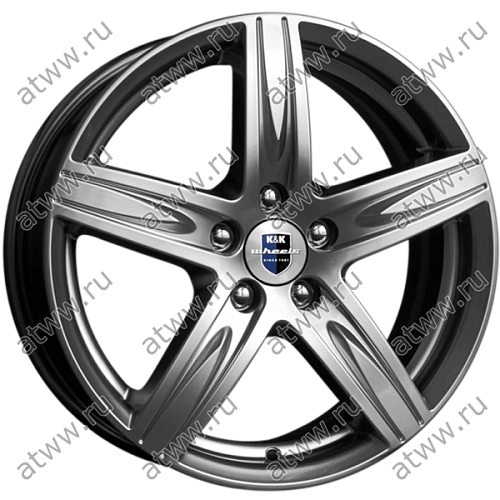 Диски литой K&K Андорра 6,5x16 5*114,3 Et:38 Dia:67,1 блэк платинум Екатеринбург