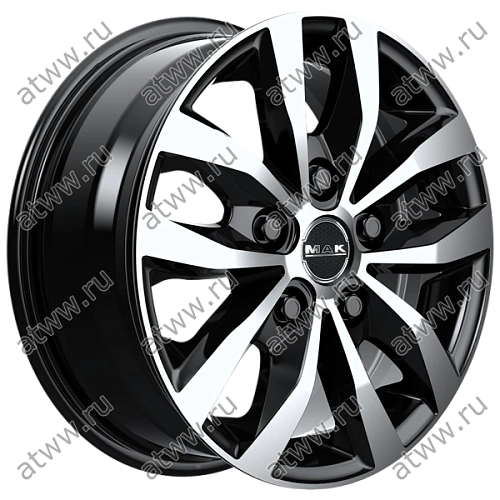Диски литой MAK Load 5 7x17 5*112 Et:51 Dia:66,6 Black Mirror Екатеринбург