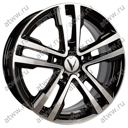 Диски литой Вектор В197 6,5x16 5*108 Et:40 Dia:67,1 алмаз черный Екатеринбург
