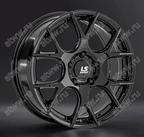 Диски литой LS wheels FlowForming RC07 7,5x17 4*100 Et:40 Dia:60,1 bk Екатеринбург