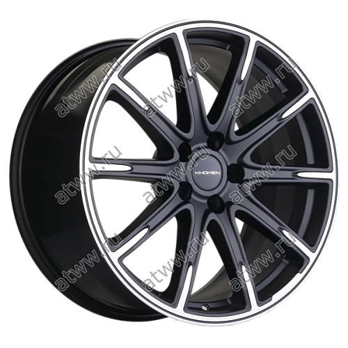 Диски литой Khomen 1903 9x19 5*112 Et:40 Dia:66,6 BLACK-FP MATT Екатеринбург