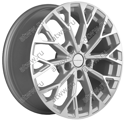 Диски литой Khomen KHW1718 7x17 5*110 Et:45 Dia:67,1 F-SILVER Екатеринбург