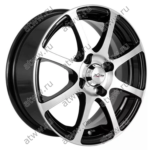 Диски литой X'trike X-114М 5,5x14 4*100 Et:35 Dia:67,1 BK/FP Екатеринбург