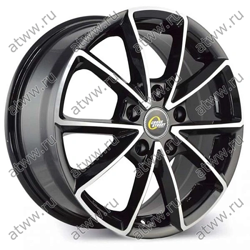Диски литой CROSS STREET CR-01 6,5x16 5*114,3 Et:40 Dia:66,1 BKF Екатеринбург