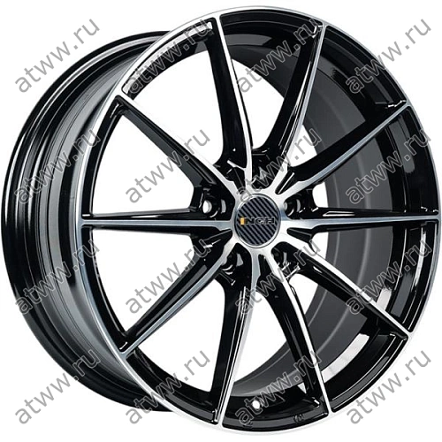 Диски литой INCH FA8533 8x18 5*114,3 Et:40 Dia:67,1 Gloss Black Machined Face Екатеринбург