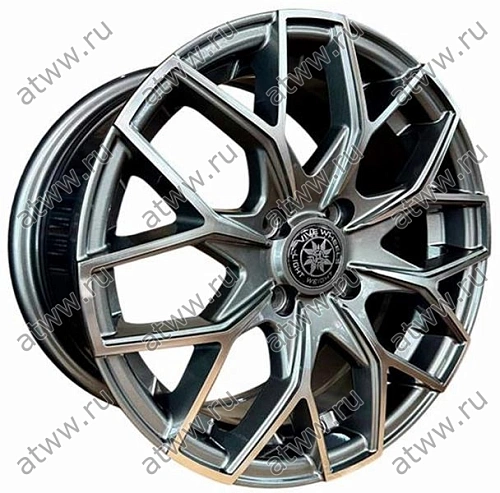 Диски литой VIVE V-06 6,5x15 4*100 Et:40 Dia:73,1 Gray Machine Face Екатеринбург