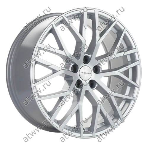 Диски литой Khomen 2005 8,5x20 5*114,3 Et:30 Dia:60,1 Brilliant Silver Екатеринбург